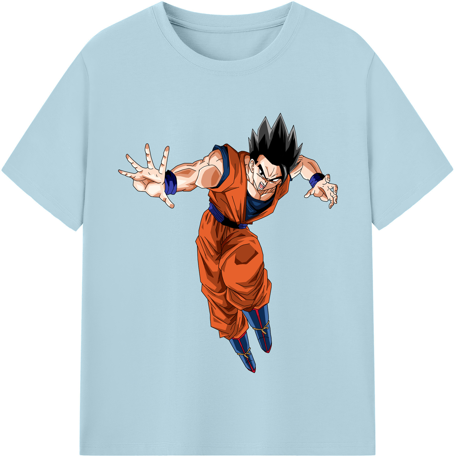 （画像用） ドラゴンボール 孫 悟飯（そんごはん）DRAGON BALL Son Gohan 綿100％半袖Tシャツ（フロントプリント）